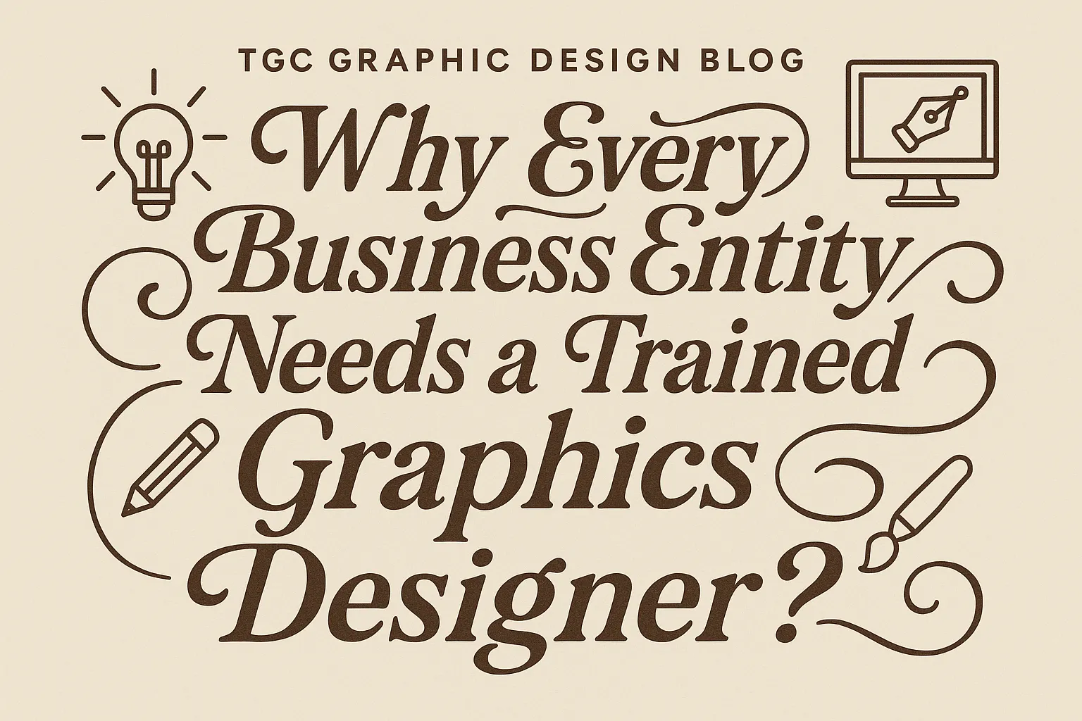 Why Every Business Entity Needs a Trained Graphics Designer?